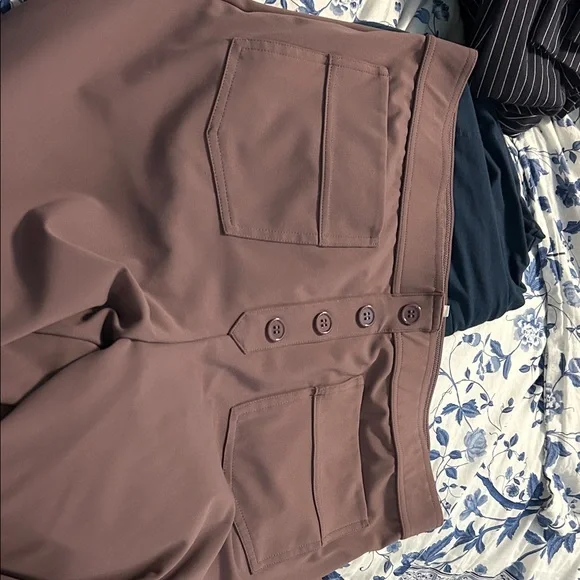 HALARA Mauve wide leg pants XL - Picture 2 of 5